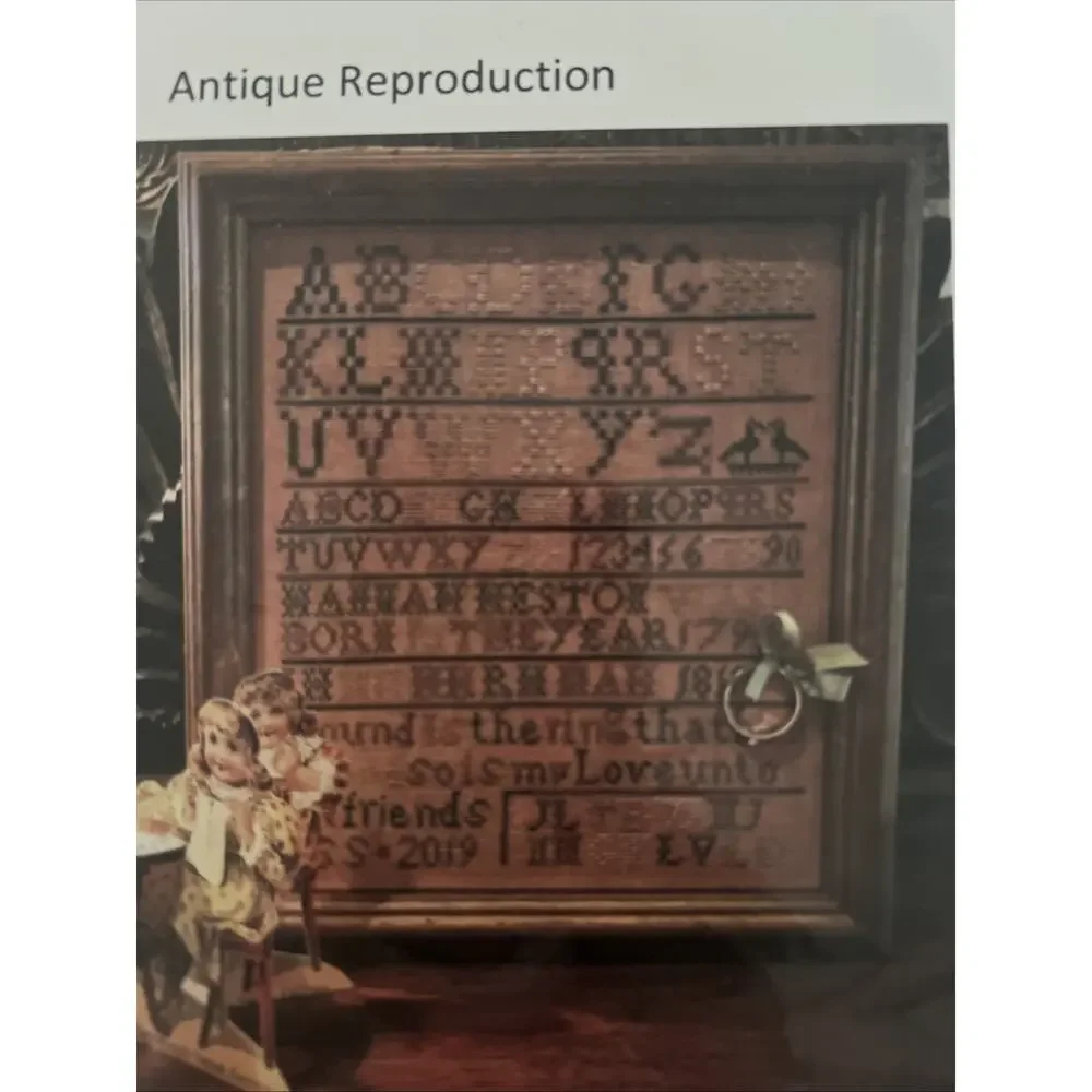 Samplers Remembered 1795-1811 Hannah Heston Friendship Cross Stitch Pattern